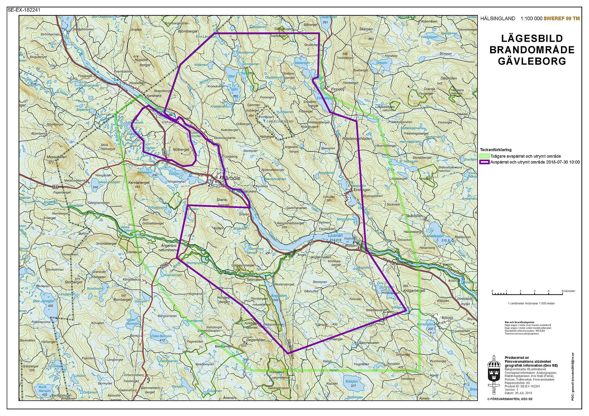 Nya kartor över avspärrningar - Ljusdals kommun